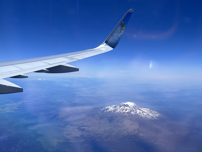 Volcano from the plane window!