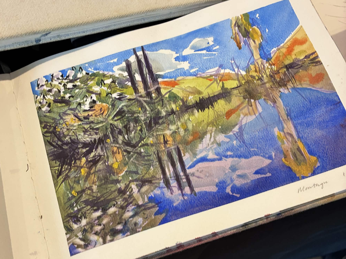 Painting by Alex Hollmann