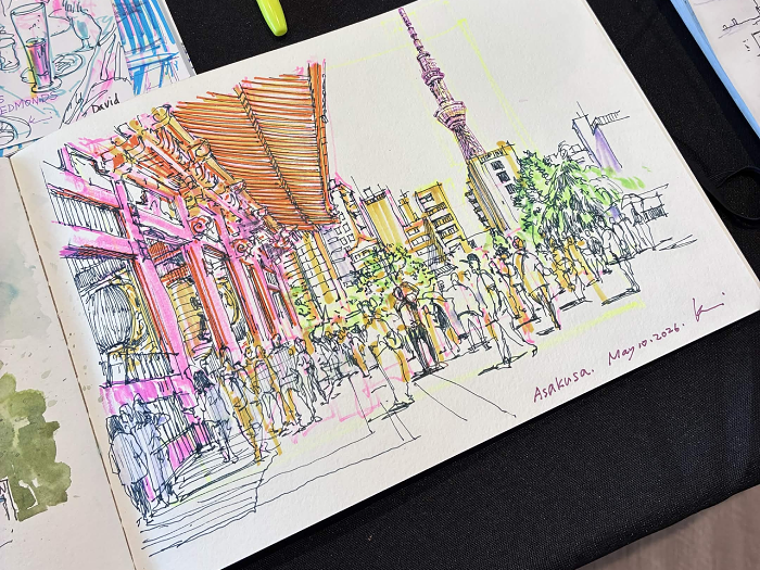 Drawing by Kumi Matsukawa