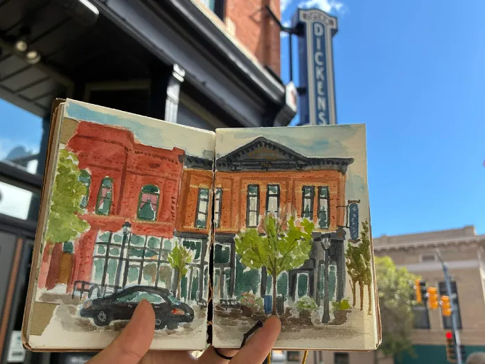 Dickens Opera House sketch
