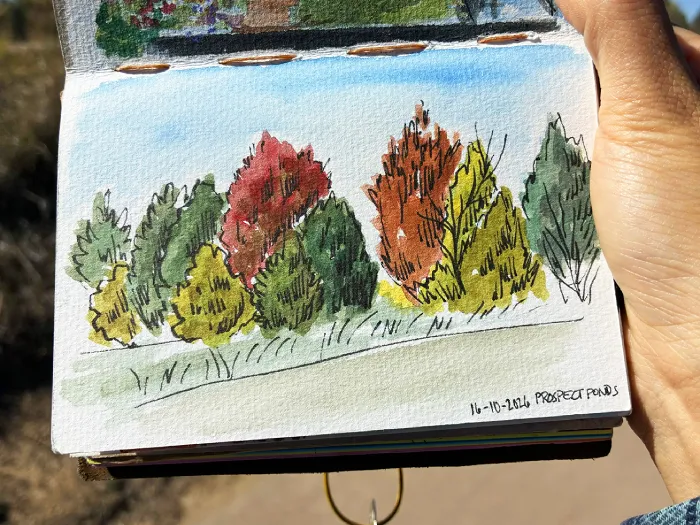 Painting of trees