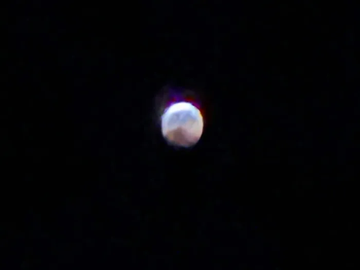 Photo of the eclipse