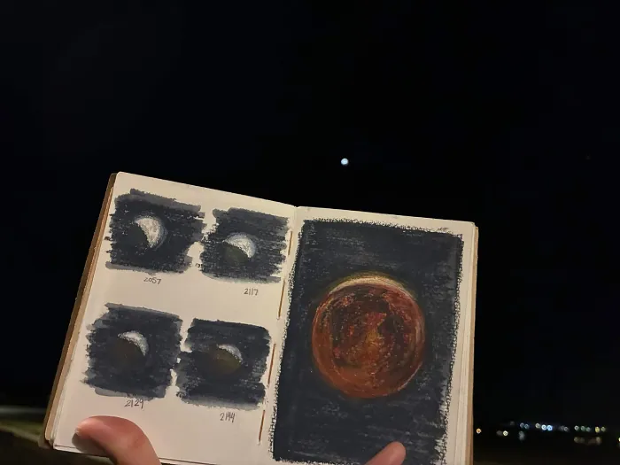 Sketch of the eclipse
